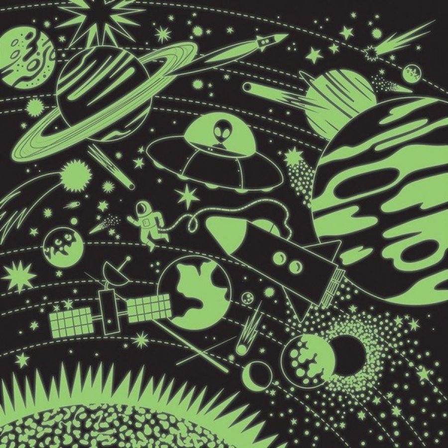 Mudpuppy - Puzzle rodzinne świecące w ciemności Kosmos 500 elementów 8+  - Esy Floresy 