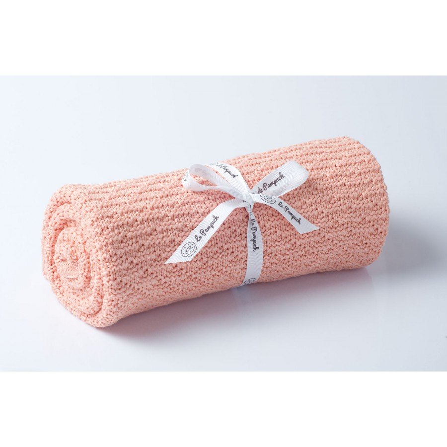 Le Pampuch Kocyk Bambus/Bawełna - Morela - Esy Floresy 