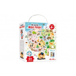 CzuCzu Ale puzzle Mapa Polski dla dzieci 4+ | Esy Floresy