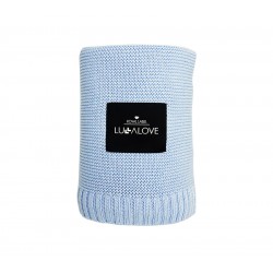 Lullalove Bambusowy koc - Baby blue | Esy Floresy