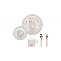 Little Dutch - KOMPLET Z MELAMINY ADVENTURE PINK (5 ELEMENTÓW) | Esy Floresy