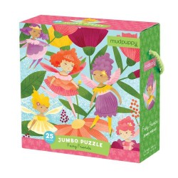 Mudpuppy - Puzzle podłogowe Jumbo Wróżki 25 elementów 2+ | Esy Floresy