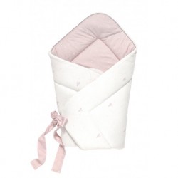 Effiki - Rożek biały  w różowe serduszka by Małgosia Socha  | Esy Floresy