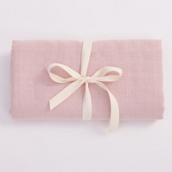 Bim Bla - Otulacz z bawełny organicznej - jasny różowy . | Esy Floresy