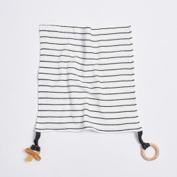 Bim Bla - Muślinowa zawieszka do smoczka z gryzakiem - paski | Esy Floresy