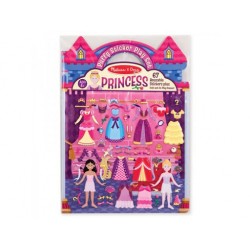 MELISSA & DOUG - Naklejki Wielokrotnego Użytku Ubieranki Księżniczki | Esy Floresy