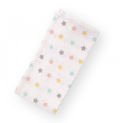 Childhome - Pieluszka otulacz z tetry Gwiazdki 140x100 cm | Esy Floresy