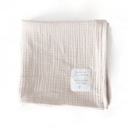 Bon Bon Kids - Otulacz muślinowy Beige | Esy Floresy