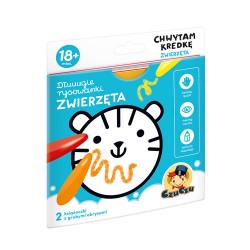 CzuCzu - Dłuuugie rysowanki. Zwierzęta. Chwytam Kredkę 18m+ | Esy Floresy