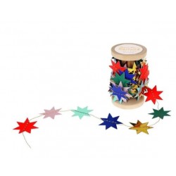 Meri Meri - Girlanda Gwiazdki kolorowe | Esy Floresy