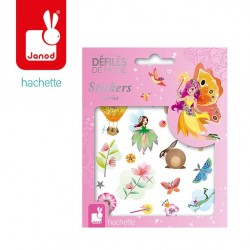 Janod - Zestaw naklejek Pokaz mody Wróżki | Esy Floresy