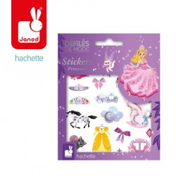 Janod - Zestaw naklejek Pokaz mody Księżniczki | Esy Floresy