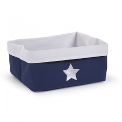 Childhome - Pudełko materiałowe 40x30x20 granat | Esy Floresy