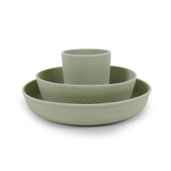 Filibabba Silikonowy zestaw obiadowy Green | Esy Floresy