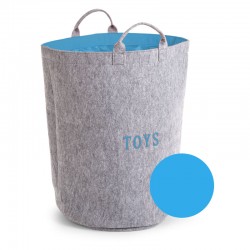 Childhome - Filcowa torba na zabawki szary/turkus z uchwytami | Esy Floresy