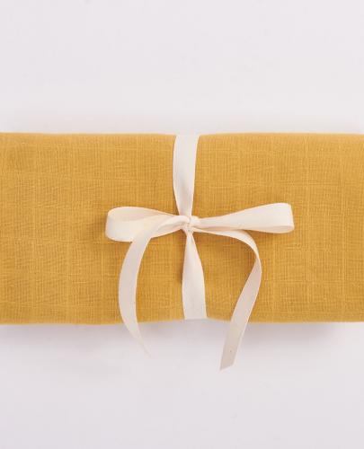 
                                                                                  Bim Bla - Otulacz z bawełny organicznej - musztardowy .  - Esy Floresy 