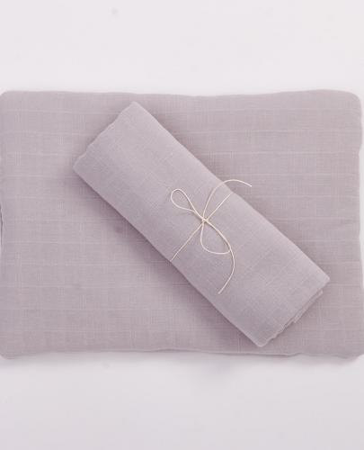 
                                                                                  Bim Bla - Poduszka z bawełny organicznej Szara - Esy Floresy 