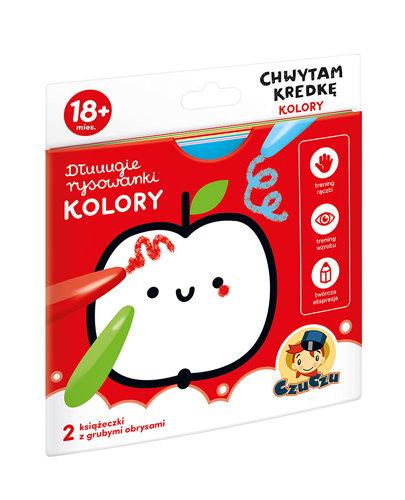 
                                                                                  CzuCzu - Dłuuugie rysowanki. Kolory. Chwytam Kredkę 18m+ - Esy Floresy 