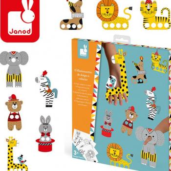 janod-zestaw-kreatywny-papierowe-marionetki-na-palce-cyrkowe-zwierzeta