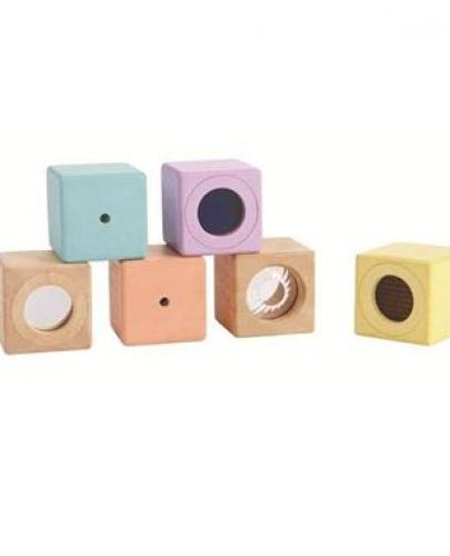 
                                                                                  Plan Toys - Interaktywne Pastelowe Klocki  - Esy Floresy 